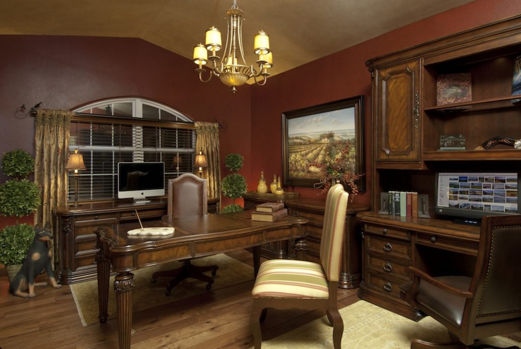 Home offices for two.
